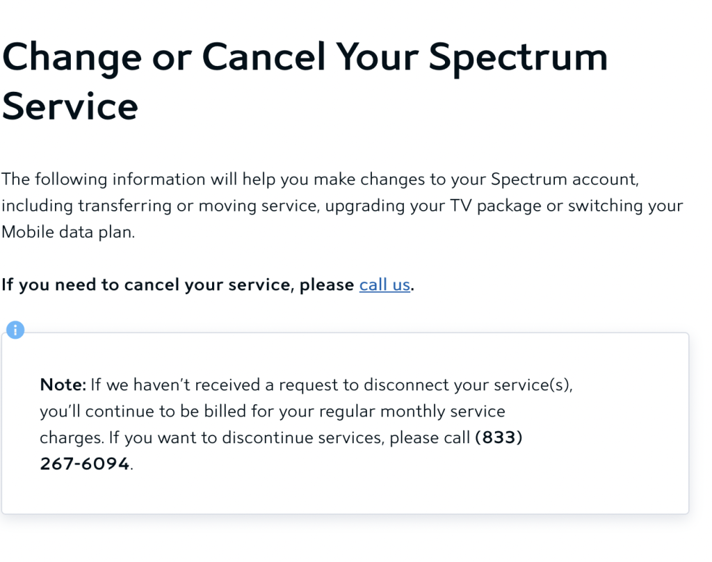 Can I Transfer Spectrum Service to Another Person
